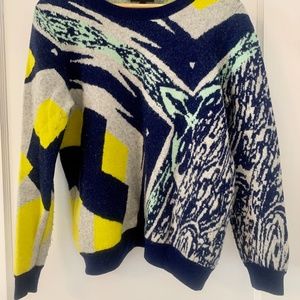 Marbled Pattern J. Crew Sweater